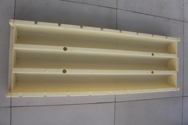 Yellow 85mm Core PQ Core Tray For Diamond Drilling Strong Temperature Resisting