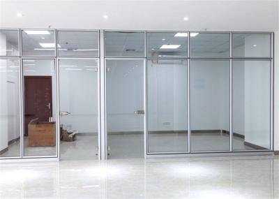 Shatterproof Acoustic Office Glass Partition Walls High Compartment