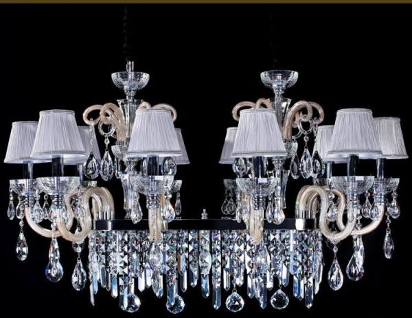 Rectangular crystal chandelier dining room (WH-CY-89）