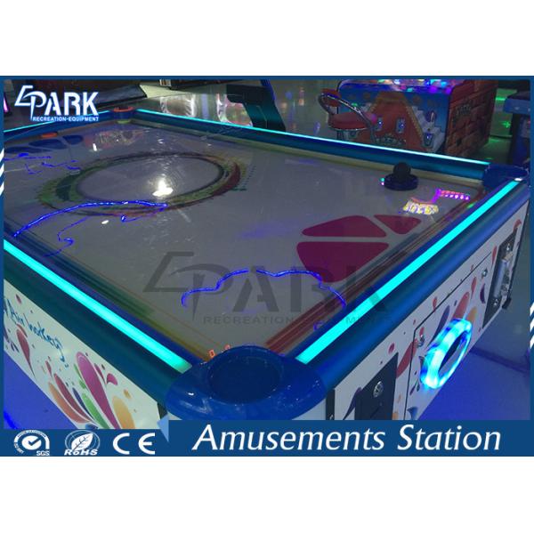 Acrylic Table BOBI Commercial Air Hockey Table For Kids CE Certificated