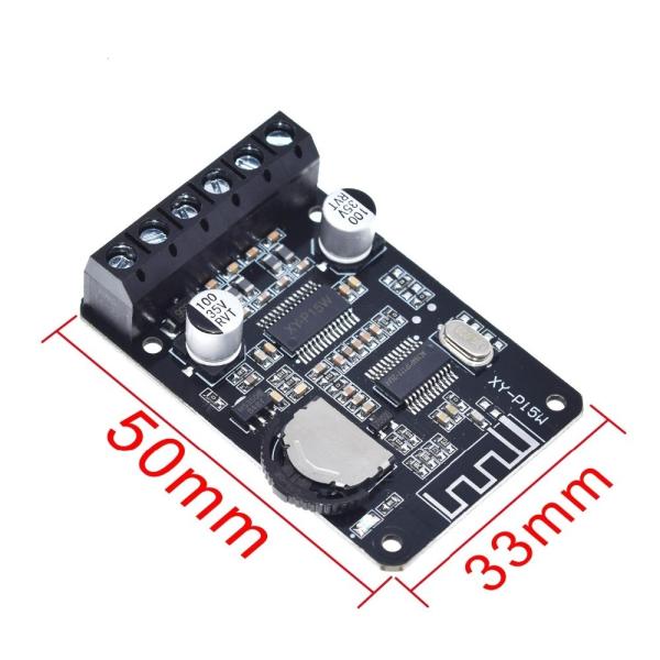 XY-P15W High Power Digital Audio Board with 12V/24V Voltage Range and Super Bass Stereo Sound for Amplifier Audio Module