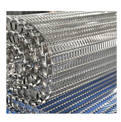 304 Stainless Steel Wire Mesh Conveyor Belt 1-3mm Axle Diameter