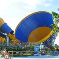 OEM Barrel Sled Fiberglass Water Park Slide For Outdoor Entertainment