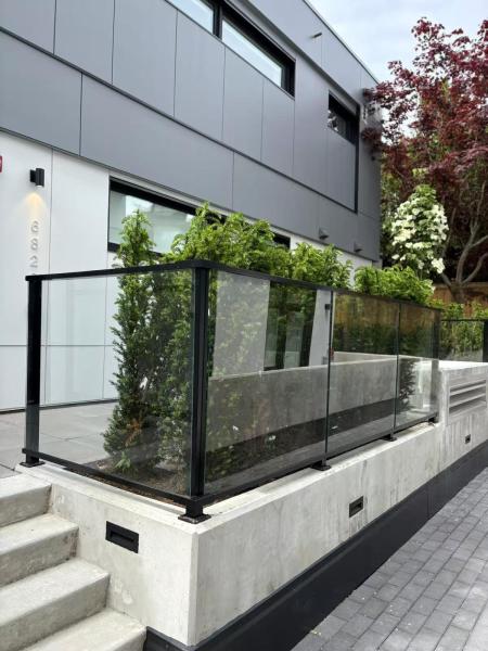 4mm-19mm Tempered  Safety  Toughened  Railing Fencing Winodws Bathroom Stairs Patterned Glass