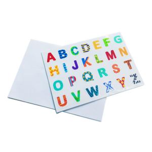 Magnetic Alphabets And Numbers TPE Static Letters And Numbers Stickers No Glue Non Toxic Eco Friendly Durable Educational Tools