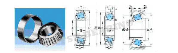 30308 30309 30310 30311 Single Row Tapered Roller Bearings ABEC -5 Automobile Bearing
