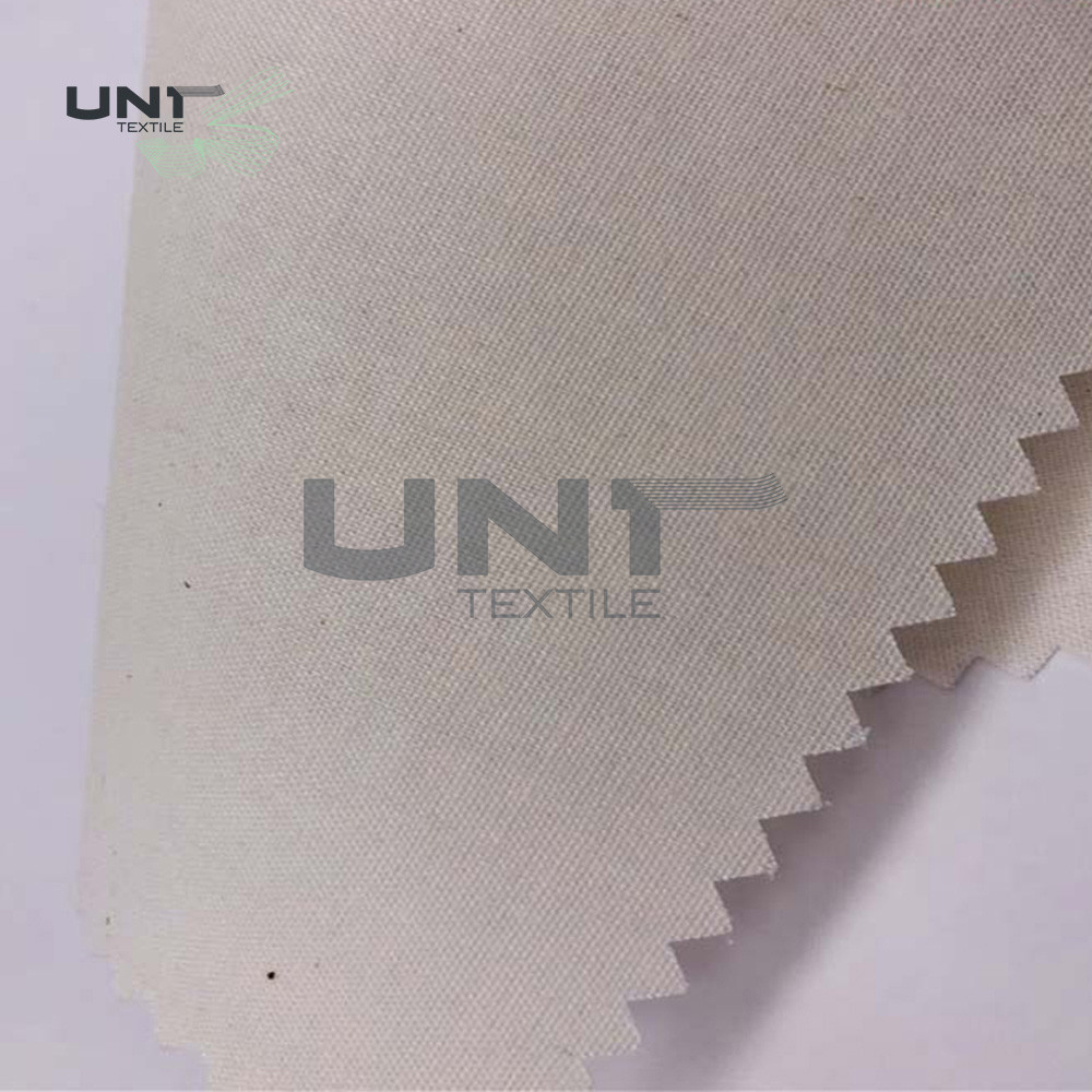 Twill Weave Pocketing Fusible Lining Fabric Plain Dyed Pattern