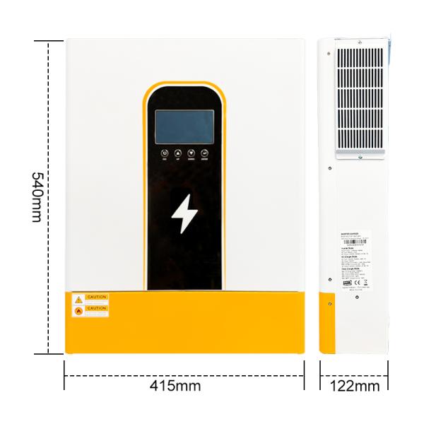 Single Phase 48V 8.5kw 11kw Off Grid Hybrid Solar Inverter Pure Sine Wave High PV Input Voltage