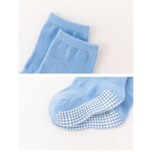 Non Slip Ankle Children'S Cotton Socks Navy Blue For Toddlers Boys Girls