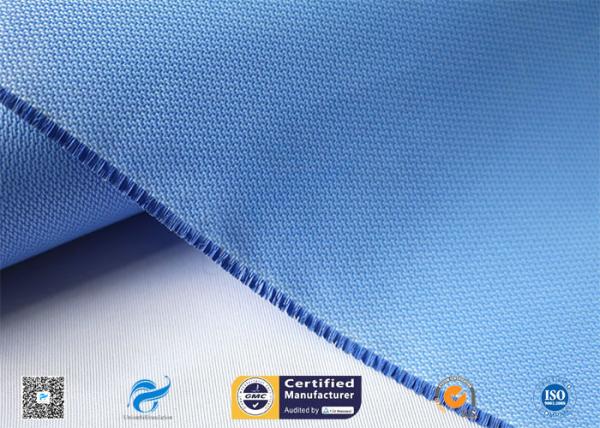 O silicone azul do elevado desempenho 18oz revestiu a tela da fibra de vidro do E-vidro