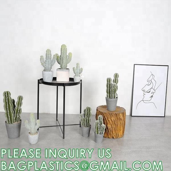 Pear Cactus Artificial Cactus Fake Big Cacti Pick Tall Faux Bunny Ear Plants for Home Garden Office Store Decor