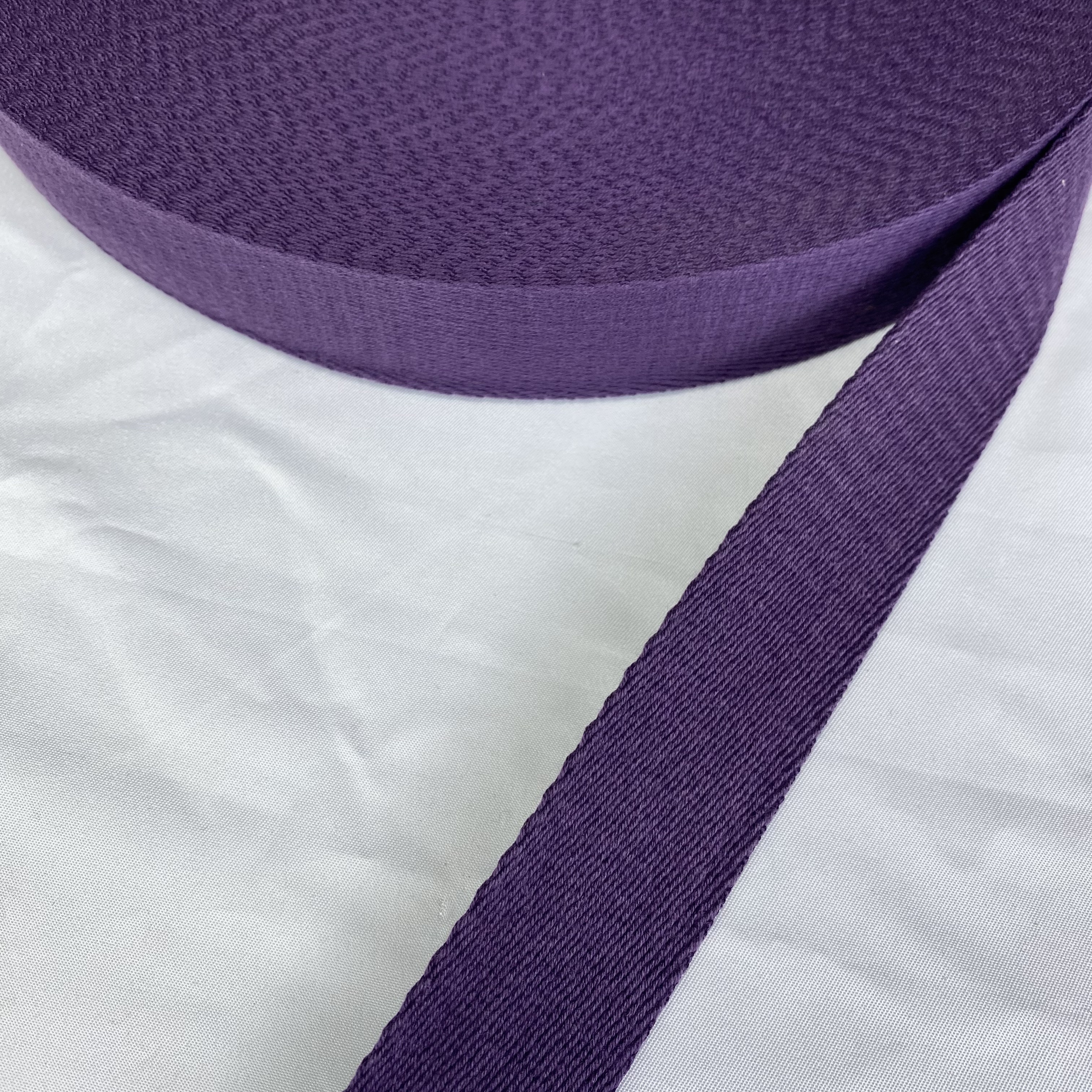 Thickened polyester-cotton webbing Various colors Backpack strap Belt Handbag strap