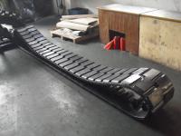 470x152.4x56 Padrão liso ou gravado PF6110 Pistas de borracha Peças de pavimentação de asfalto com 52 links