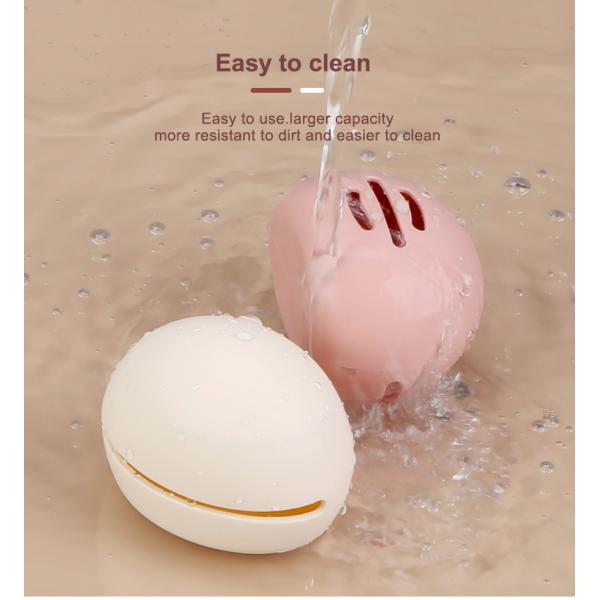 Custom Eco-friendly Soft Silicone Makeup Sponge Blender Holder Box for Cosmetic Travel
