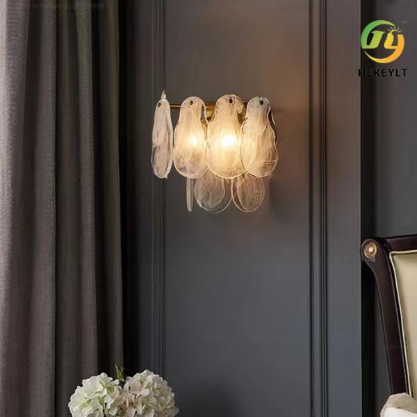 100 льм / в Гостиная домашняя гостиница настенного светильника металла стеклянная