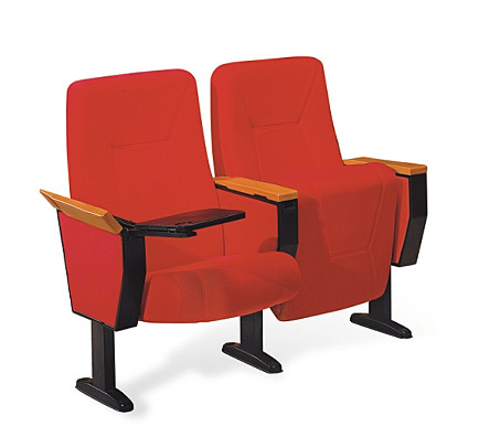 red fabric auditorium chair cinema chair