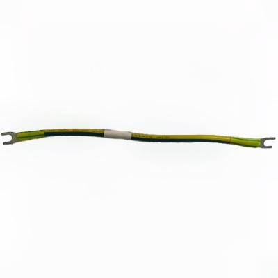 O ² do cabo moído RV6mm termina as cablagens LY0020-2019 180mm automotivos verdes amarelas