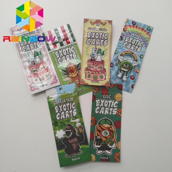 Malotes plásticos do cartucho de Vape que empacotam sacos de Mylar dos carros exóticos de Mario mini