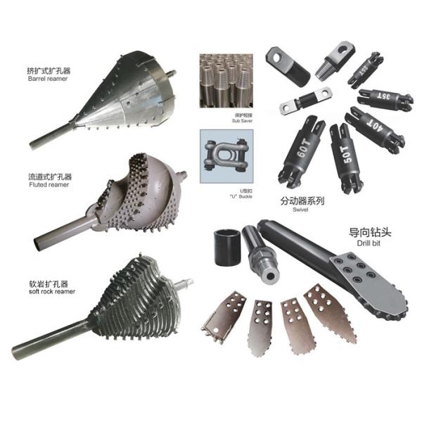 HDD drilling tools - Drill bits, pilot, Sound Housing, Crossover sub and Drill pipe