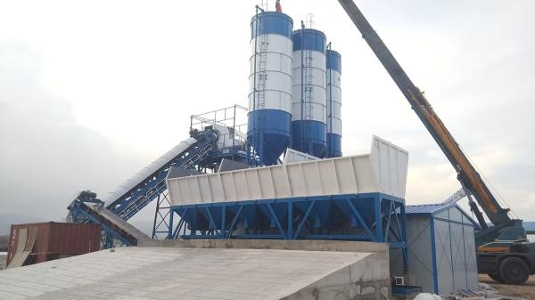 Best Hzs60 F8 Series Stationary Wet Mix Concrete Batching Plant

