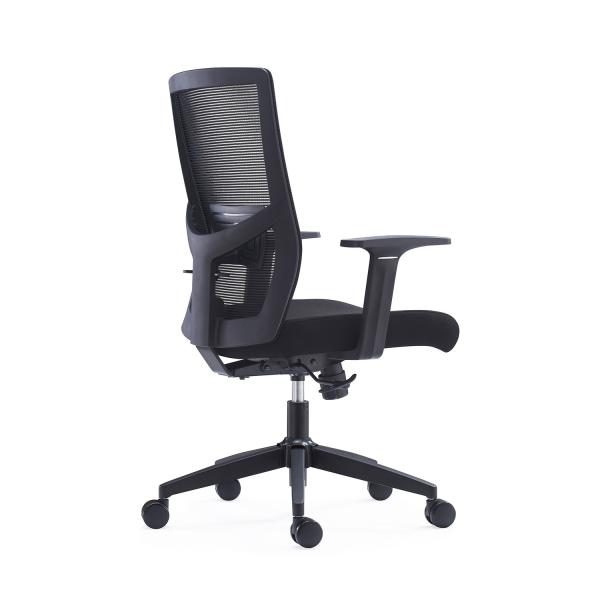 Modern MID Back Ergonomic Swivel Office Chair With Lumber Support