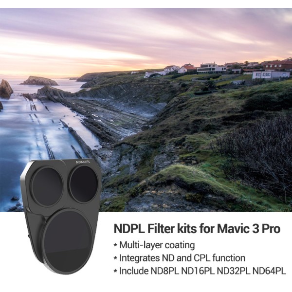 47x53mm ND PL Filter  3 / 4 / 5 / 6 Stops Drone Camera Filter For DJI Mavic 3 Pro