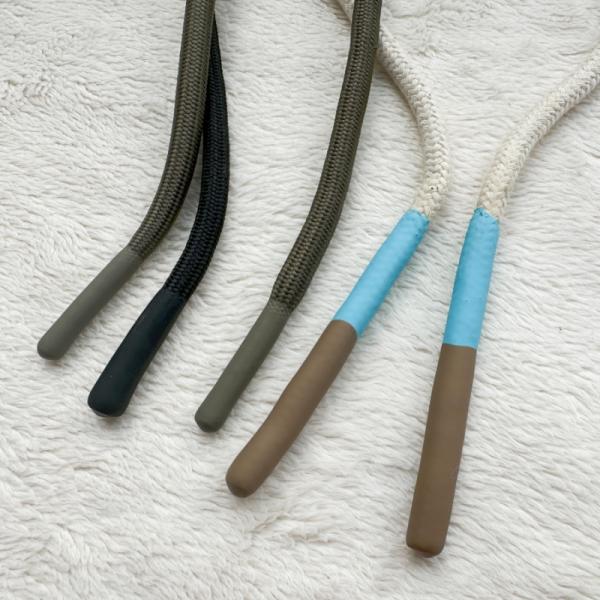 Спортивная полиэстерная шнурковая шнурка одежда Силиконовая голова Плетённая 5 мм-8 мм