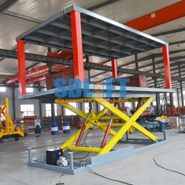 Elevación hidráulica resistente del coche para los sistemas del aparcamiento del elevador del coche del sótano