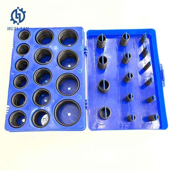 Rubber O Ring Kit Set Sealing Hydraulic Cylinder Excavator O Ring Kit NBR O-Ring Blue Box