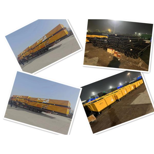 Oilfield Drilling Rig Spare Parts Drill Pipe Racks / Basket For Oil And Water Well