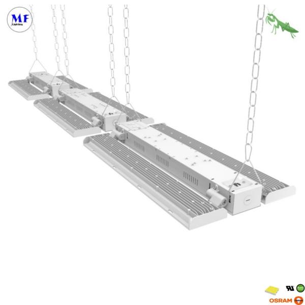 Instalação de iluminação industrial Lâmpada de baía alta linear Luz de baía alta IP66 Impermeável Área exterior Área interna 100W-400W Estação de gasolina