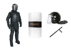 Terno do motim da polícia substancial da proteção anti, uniformes táticos para a