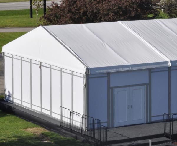Customized Size White Aluminum Alloy Large Event Tent With Abs Solid Wall