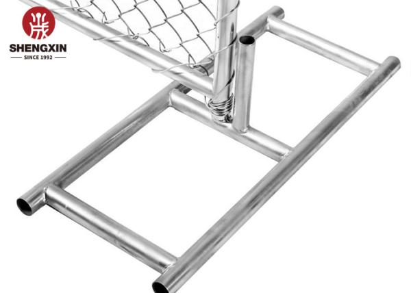 Construction 6ftx8ft Chain Link Temporary Fencing 2.5mm Dia