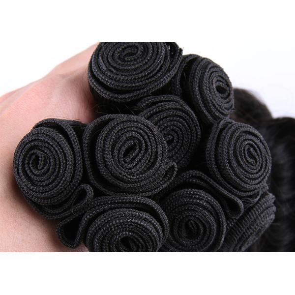 7A Grade Virgin Human Hair No Chemical Processing Hair Extensions Half Ocean For Girls