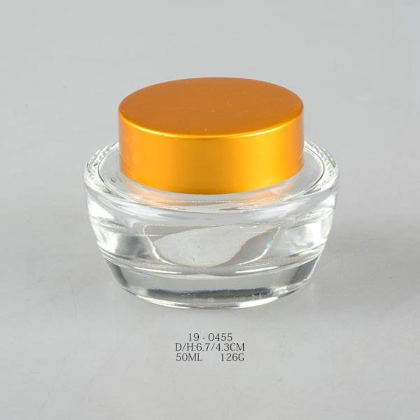 Stylish and Transparent Glass Storage Jar with Colored Plastic Cover 100% Food Safe