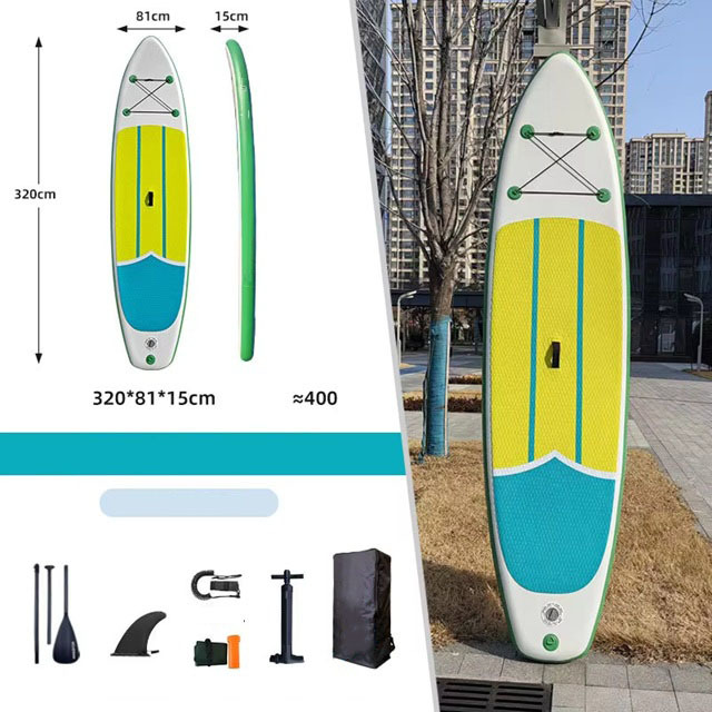 Factory Supply Inflatable PVC SUP Board for Water Yoga & Stand-Up Paddle Surfing Adult Use with Accessories