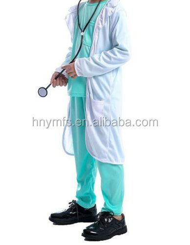 As crianças extravagantes medicam Costume Medical Costumes esfregam uniformes
