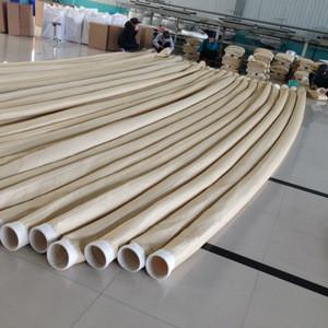 Saco de filtro de alta temperatura de Aramid dos sacos de filtro do bolso de ar com membrana de PTFE