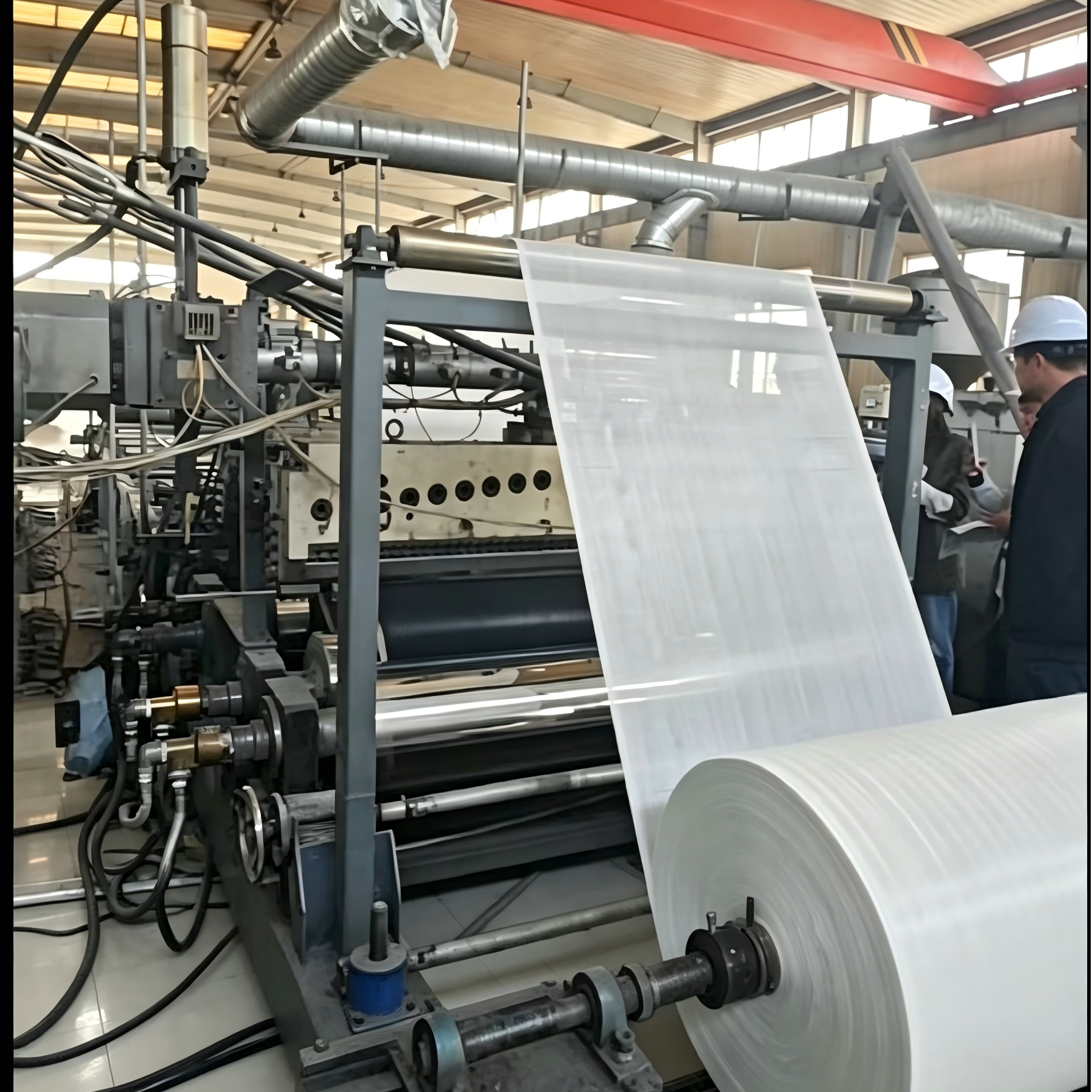 Radiation Cross-Linked PE Heat Shrink Sleeve Line for Pipeline Girth Weld Protection