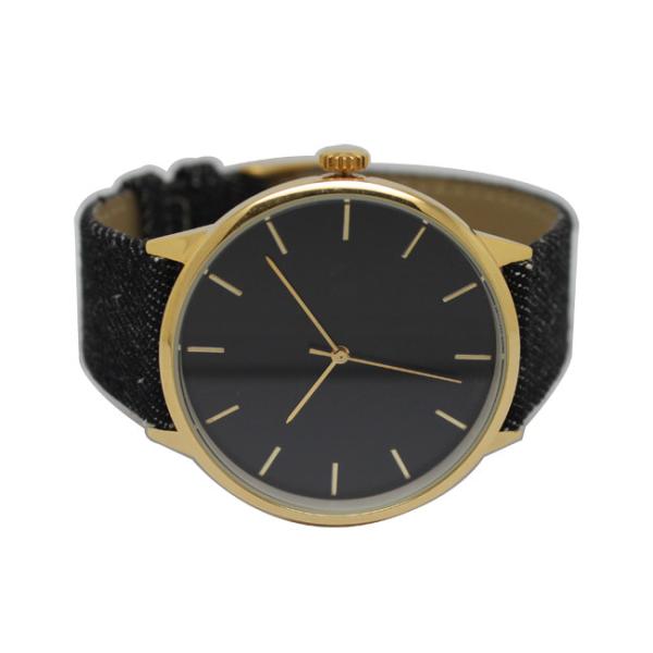 Sport / Fashion Style Alloy Wrist Watch With Black Fabric Strap , Water Resistant