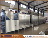Máquina de torrefação contínua 1000kg/h SUS304 Máquina automática de torrefação de nozes