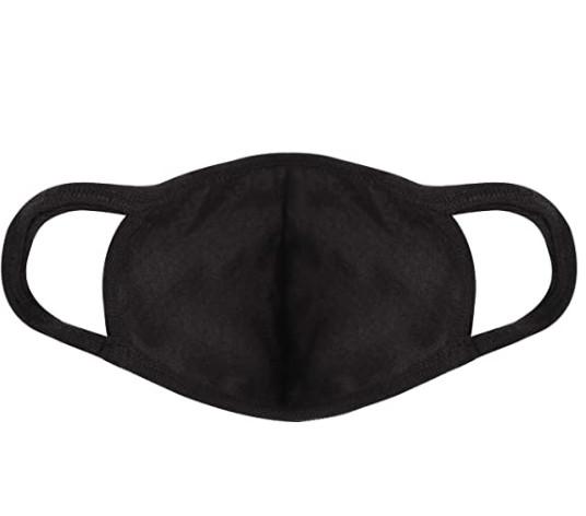 Thick Washable Cotton Face Masks Black Anti Dust Cotton Mouth Face Mask