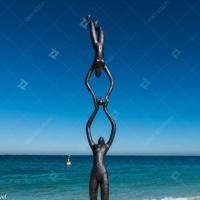 Estátuas de bronze encomendadas pelo artista Patina Finalização H5m Tamanho