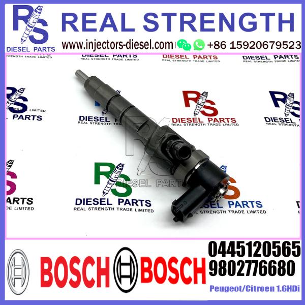 Original New Common Rail Fuel Diesel Injector 0445120565 9802776680 For peugeot/citroen 1.6HDi engine