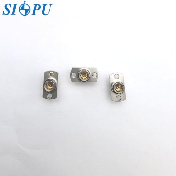SBMA Female Right-Angle RF Coaxial Connector – Flange Mount, Compatible with 2# Semi-Flexible or Semi-Rigid Cable