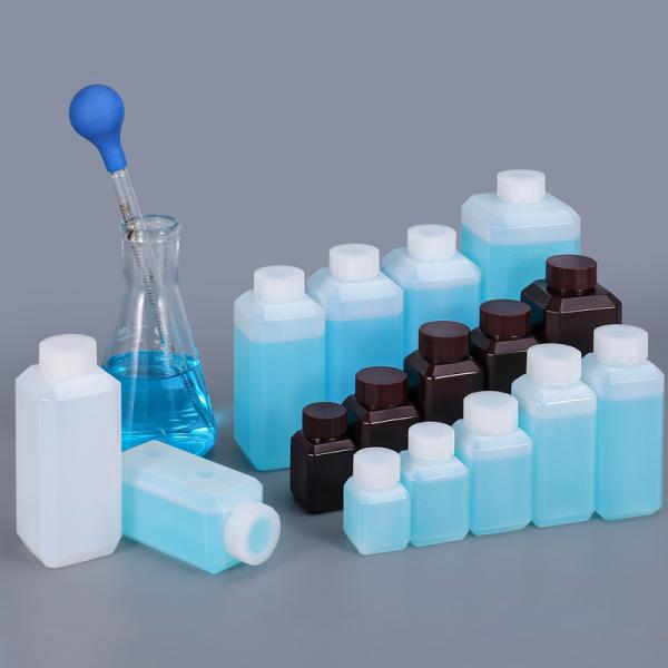 Lab Chemical HDPE Plastic Laboratory Bottles Reagent Sealed Container 30ml