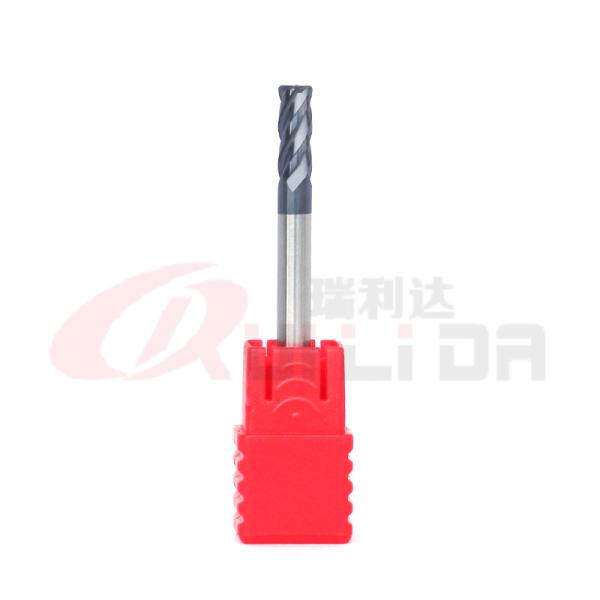 1/8 4mm 4 Flutes Solid Carbide Corner Radius End Mills Radius Bull Nose Endmill HRC50