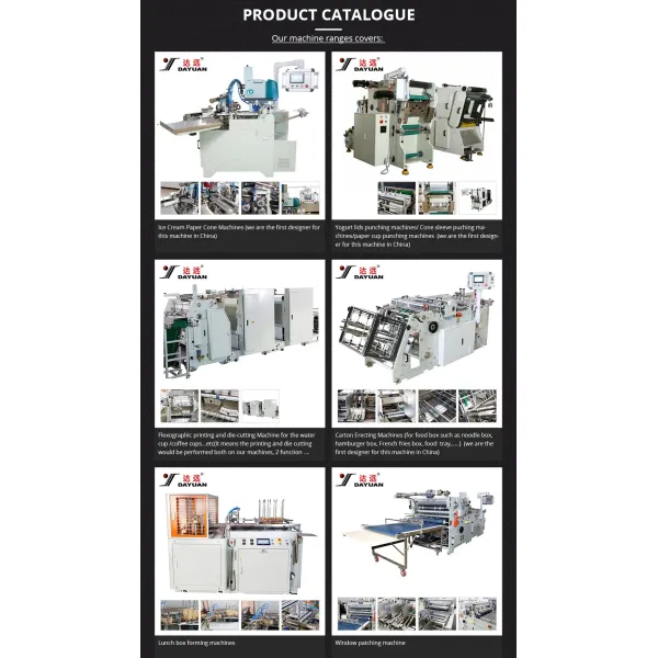 Automatic  die cutting Machine with Flexographic Printing CCY1080 with 60 m /Min Running Speed