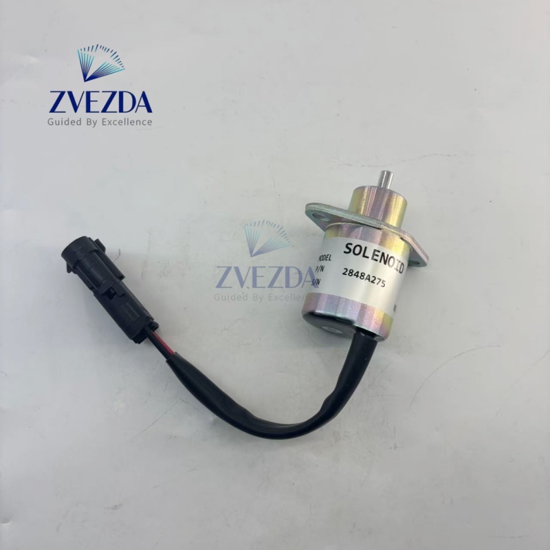 28488A275 Stop Solenoid 24V Fit 1004‑40 1004‑42 1006‑60 Diesel Engine